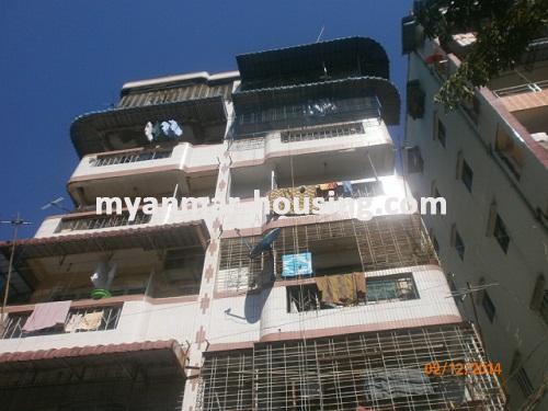 Myanmar real estate - for sale property - No.2072 - Apartment For Sale Near East Point Ocean Super Market! - View of the building.