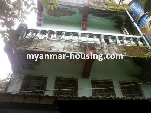 Myanmar real estate - for sale property - No.2074 - A good landed house for sale in  Tarmway ! - Close view of the house.