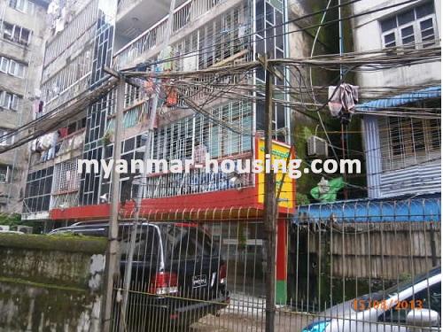 Myanmar real estate - for sale property - No.2080 - Good Apartment now for sale ! - View of the  front.