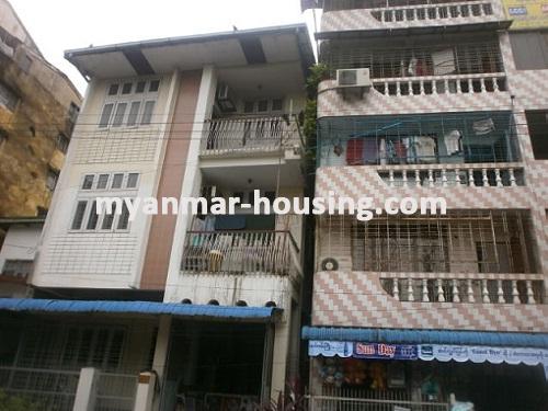 Myanmar real estate - for sale property - No.2093 - Well renovated good landed house  for sale on now! - Close view of the building.