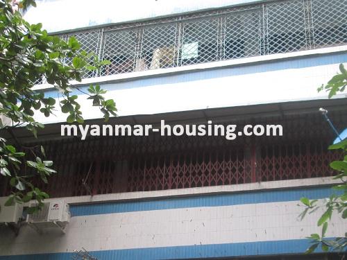 Myanmar real estate - for sale property - No.2120 - Good apartment for sale in  Lanmadaw!  - View of the outside.