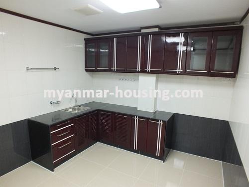 Myanmar real estate - for sale property - No.2157 - Best design for sale in downtown! - View of the kitchen room.