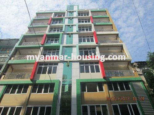 Myanmar real estate - for sale property - No.2286 - Good Condominium for sale in lanmadaw ! - View of the building.