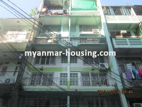 Myanmar real estate - for sale property - No.2329 - Hong Kong Type for sale in Lanmadaw ! - View of the building.