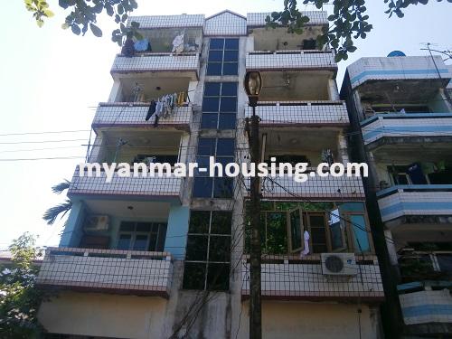 Myanmar real estate - for sale property - No.2348 - Apartment for sale in Tarmway Township. - View of the building.