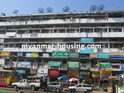 Myanmar real estate - for sale property - No.2350 - Apartment with two stroeys in Kamaryut! - View of the building.