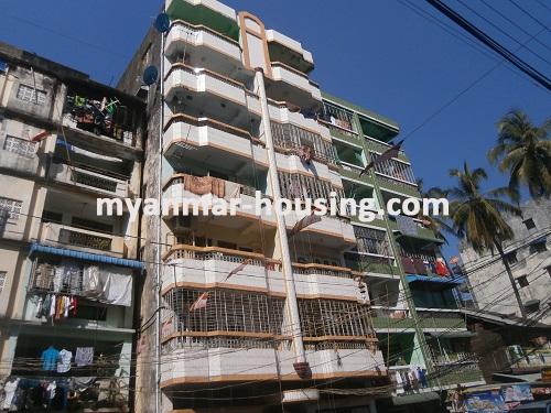 Myanmar real estate - for sale property - No.2352 - An apartment with well renovated for sale in Tarmway ! - View of the building.