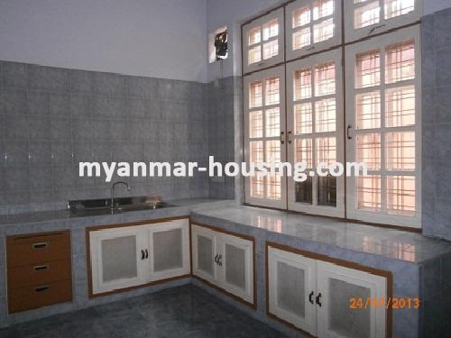 Myanmar real estate - for sale property - No.2417 - A good landed house with luxury to sale in Hlaing Township! - Interior view of the house.