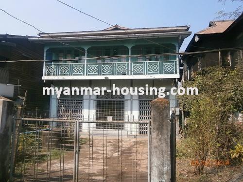 Myanmar real estate - for sale property - No.2430 - The house is available take rest for sale in Kamaryut! - View of the house.