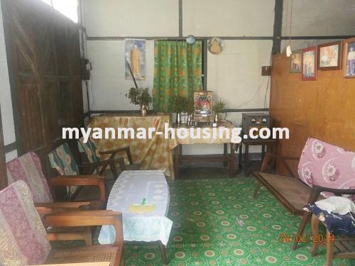 Myanmar real estate - for sale property - No.2430 - The house is available take rest for sale in Kamaryut! - View of the living room.