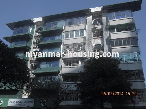 Myanmar real estate - for sale property - No.2438 - An apartment for sale close to Junction Maw Tin! - View of the building.