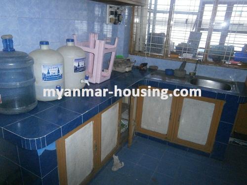 Myanmar real estate - for sale property - No.2451 - Renovated ready to live for sale in Pabedan! - View of the kitchen room.