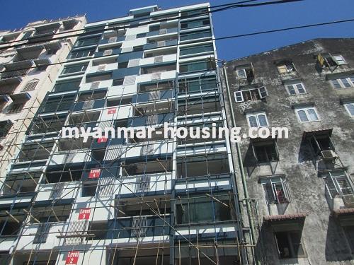 Myanmar real estate - for sale property - No.2459 - Spacious room for sale in Kyaukdadar! - View of the building.