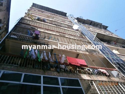 Myanmar real estate - for sale property - No.2470 - An apartment for slae in Dagon! - View of the building.