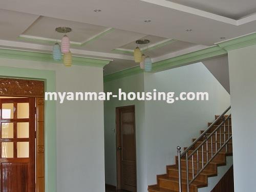 Myanmar real estate - for sale property - No.2484 - Nice decoration house now for sale! - View of the down stair.