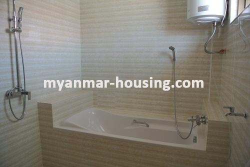 Myanmar real estate - for sale property - No.2484 - Nice decoration house now for sale! - View of the  wash room.