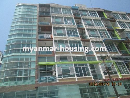 Myanmar real estate - for sale property - No.2496 - Nice location condo for sale! - View of the building.