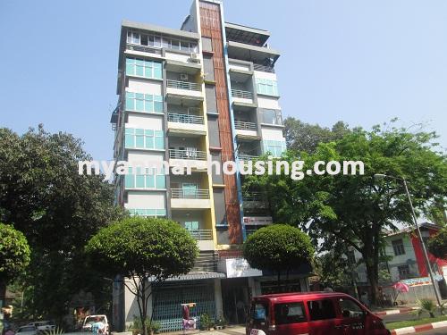 Myanmar real estate - for sale property - No.2504 - Perfect prepared this condo for sale in Sanchaung! - View of the building.