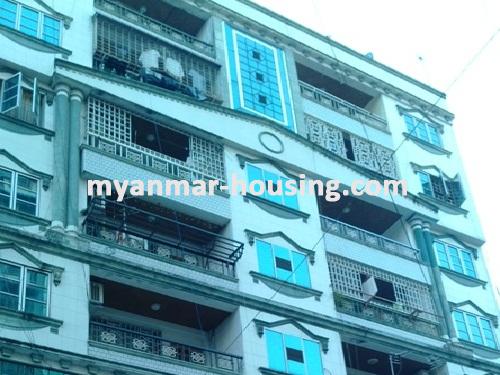 Myanmar real estate - for sale property - No.2508 - An apartment for sale in Pazundaung! - view of the building