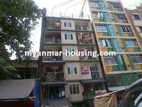 Myanmar real estate - for sale property - No.2510 - Located close to market this apartment for sale in Kyeemyindaing! - view of the building