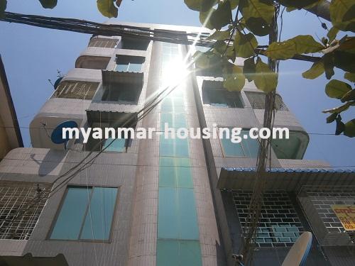 Myanmar real estate - for sale property - No.2511 - Thin Gann Gyun area apartment for sale! - View of the building.