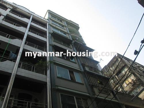 Myanmar real estate - for sale property - No.2513 - Nice an apartment for sale in Lanmadaw! - View of the building.