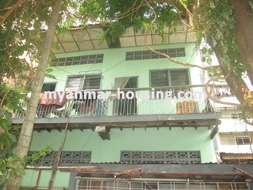 Myanmar real estate - for sale property - No.2554 - Normal landed house for sale in Kamaryut! - View of the house.