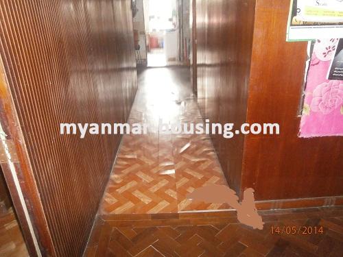 Myanmar real estate - for sale property - No.2586 - An apartment near main road in Ahlone! - View of the partition.