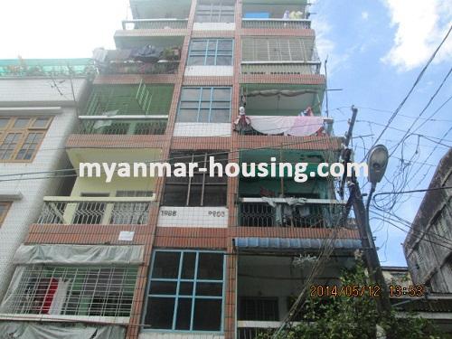 Myanmar real estate - for sale property - No.2592 - An apartment with fair price is rare!Get the chance right away! - Close view of the building.