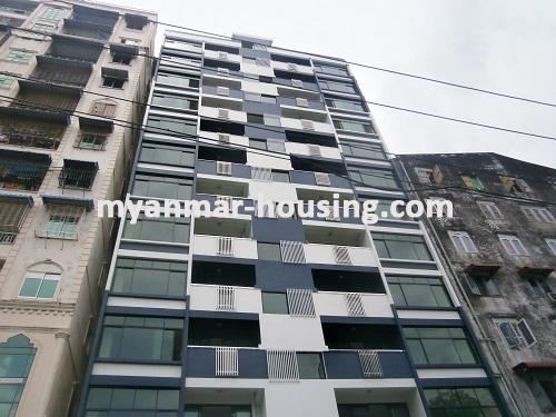 Myanmar real estate - for sale property - No.2600 - Condo for sale in Kyaukdadar! - Close view of the building.