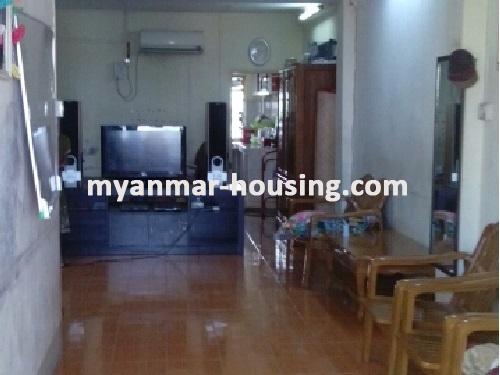 Myanmar real estate - for sale property - No.2602 - An apartment for sale near main road! - View of the inside.