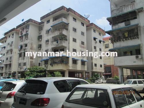 Myanmar real estate - for sale property - No.2615 - Parami Condo now for sale. - Front view of the building.