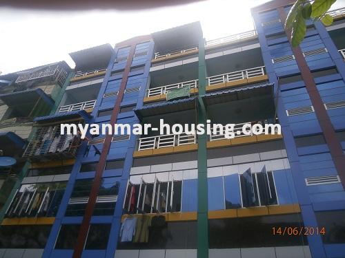 Myanmar real estate - for sale property - No.2626 - Fair price for sale in Hlaing ! - Front view of the building.