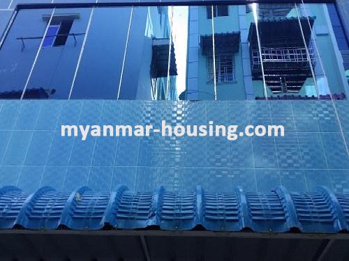 Myanmar real estate - for sale property - No.2627 - An apartment for sale in Hlaing available! - View of the building.