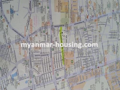 Myanmar real estate - for sale property - No.2627 - An apartment for sale in Hlaing available! - View of the map.