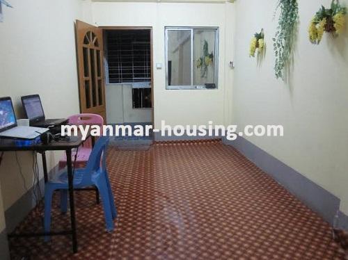 Myanmar real estate - for sale property - No.2672 - One of the apartments near strand road for sale straight away! - View of the inside.