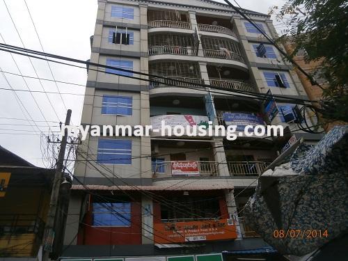 Myanmar real estate - for sale property - No.2675 - Good apartment for sale in Kamaryut! - View of the building.