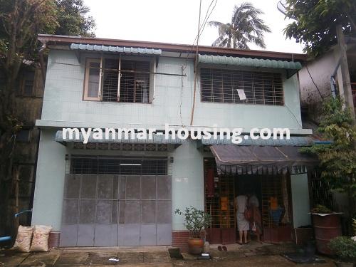 ミャンマー不動産 - 売り物件 - No.2713 - House for sale in Kyee Myin Daing! - Front view of the house.