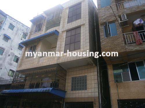 Myanmar real estate - for sale property - No.2899 - The spacious room for sale- Sanchaung Township! - View of the building.