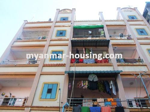 Myanmar real estate - for sale property - No.2932 - Nice apartment of sale in Thin Gann Gyun ! - View of the building.