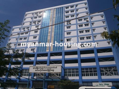 Myanmar real estate - for sale property - No.2935 - Good condo sale at kamaryut! - View of the building.