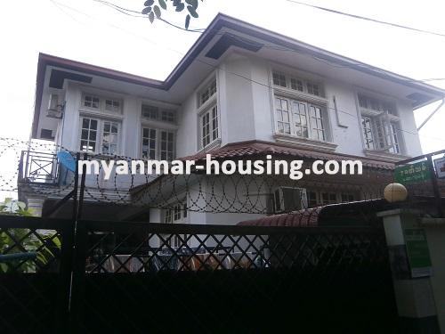 Myanmar real estate - for sale property - No.2939 - Good for sale Landed house at Mayongone! - View of building.