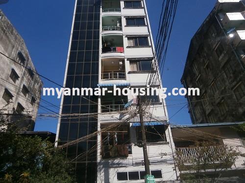 Myanmar real estate - for sale property - No.2941 - Good for sale Apartment at Sanchaung! - View of building.