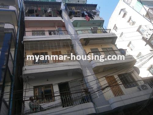 Myanmar real estate - for sale property - No.2942 - Apartment sale at Sanchaung! - View of building.