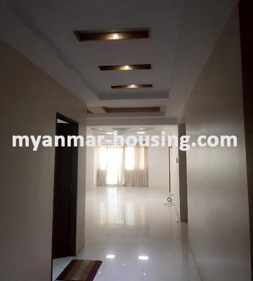 Myanmar real estate - for sale property - No.2976 - Condo room for sale in Dagon Cerntre II, Sanchaung! - Hall way view