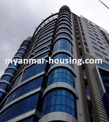 Myanmar real estate - for sale property - No.2976 - Condo room for sale in Dagon Cerntre II, Sanchaung! - building view