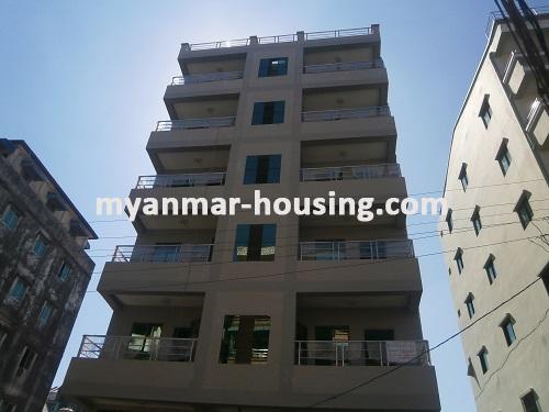 Myanmar real estate - for sale property - No.894 - Apartment now for sale in Myittar Nyunt ! - View of the building.