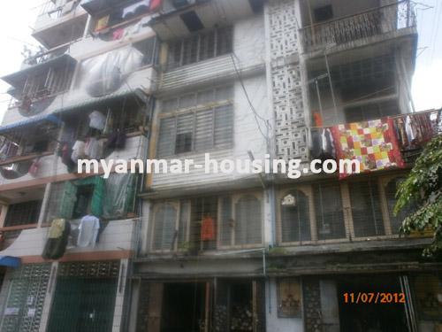 Myanmar real estate - for sale property - No.899 - Landed hooues to sell in Kyeemyindaing Township! - view of the building.