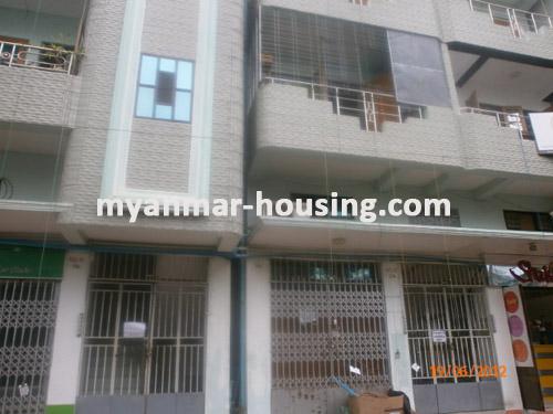 Myanmar real estate - for sale property - No.960 - Apartment with reasonable in Hledan  . - View of the ground floor