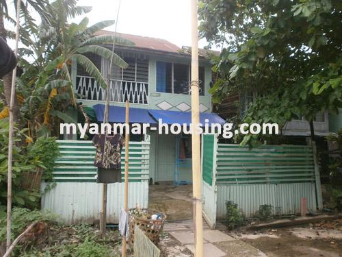 Myanmar real estate - for sale property - No.992 - Landed house with resonable price for sale in South Okkalapa ! - View of the outside of building